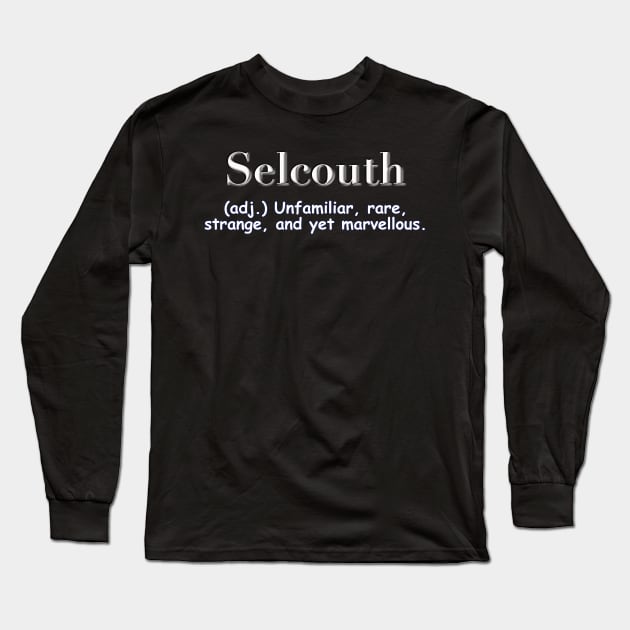 Selcouth Long Sleeve T-Shirt by Quirky Design Collective